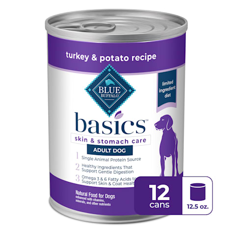 Blue Buffalo Basics Grain-Free, Turkey, Adult Wet Dog Food