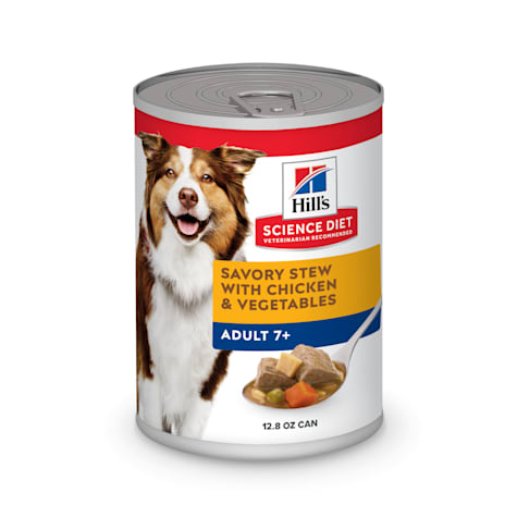 Hill's Science Diet Senior 7+ Savory Stew with Chicken & Vegetables Canned Wet Dog Food