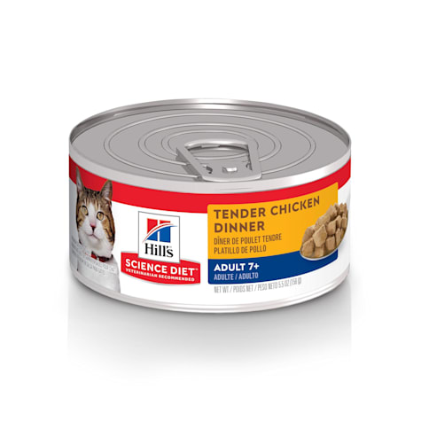 Hill's Science Diet Senior 7+ Tender Chicken Dinner Canned Wet Cat Food