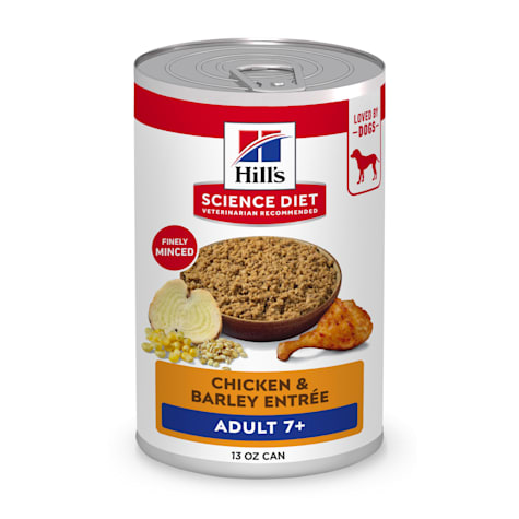 Hill's Science Diet Senior 7+ Chicken & Barley Entree Canned Wet Dog Food