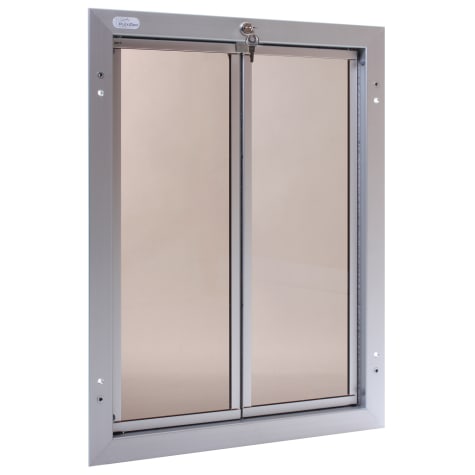 Plexidor Door Mount Pet Door in Silver