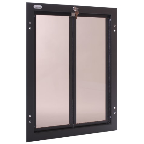 Plexidor Door Mount Pet Door in Bronze