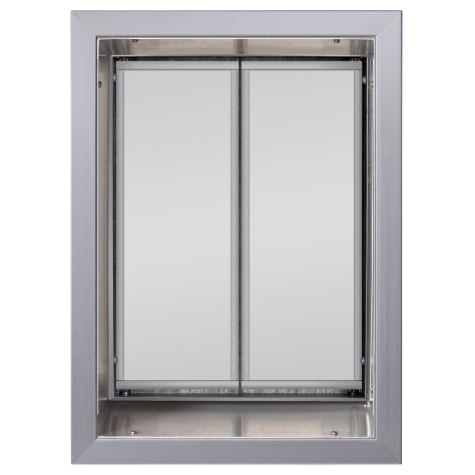 Plexidor Wall Mount Pet Door in Silver