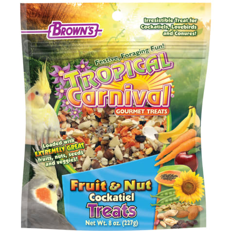 Brown's Tropical Carnival Gourmet Cockatiel Treats