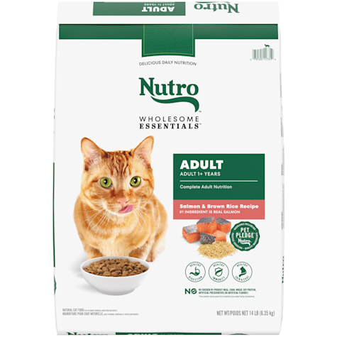 Nutro Wholesome Essentials Salmon & Brown Rice Recipe Adult Dry Cat Food