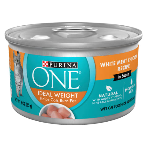 Purina ONE Natural Ideal Weight White Meat Chicken Recipe in Sauce Wet Cat Food