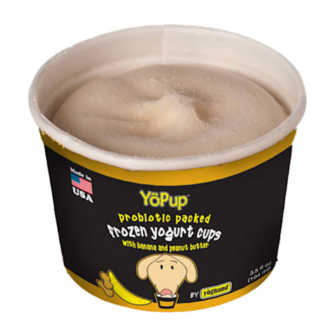 Yoghund YoPup Frozen Banana & Peanut Butter Yogurt Cups for Dogs