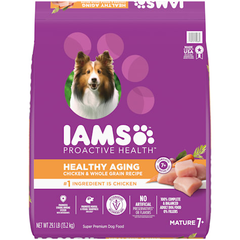 IAMS Proactive Health Senior Dog Food Healthy Aging Dry Dog Food with Real Chicken
