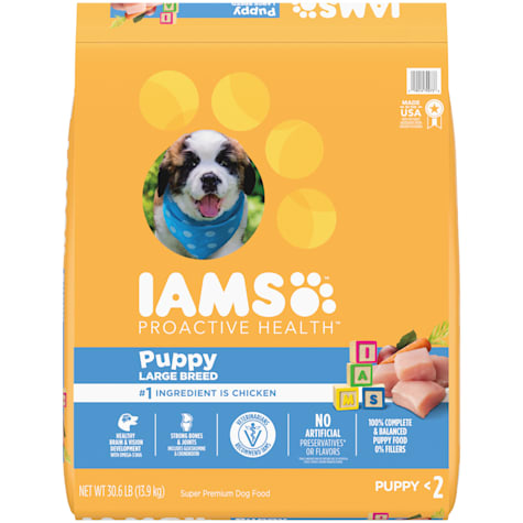 IAMS ProActive Health Puppy Food Large Breed Dry Dog Food with Real Chicken