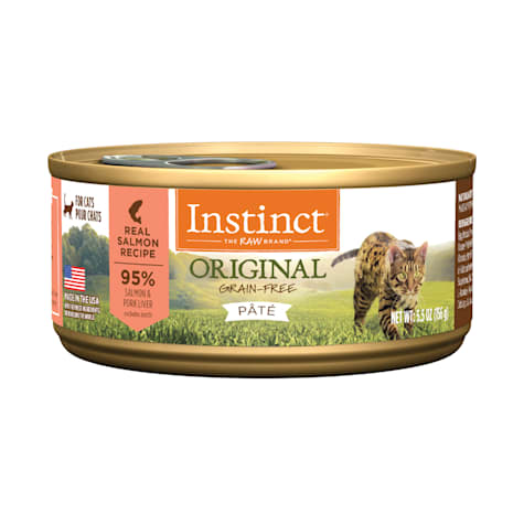 Instinct Original Grain Free Real Salmon Recipe Natural Wet Canned Cat Food