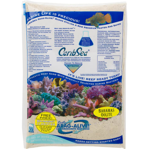 CaribSea Arag-Alive Bahamas Oolite Aquarium Sand