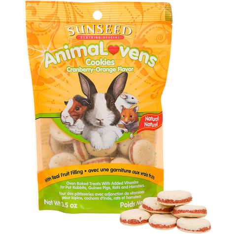 Sun Seed AnimaLovens Cookies Rabbit, Guinea Pig, Rat & Hamster Treat