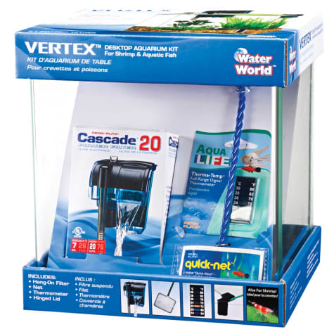 Penn Plax Vertex Desktop Aquarium Kit