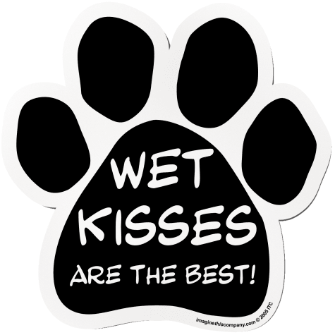 Imagine This Magnet Wet Kisses for Dogs