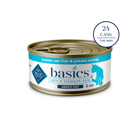 Blue Buffalo Basics Grain-Free, Fish, Adult Wet Cat Food