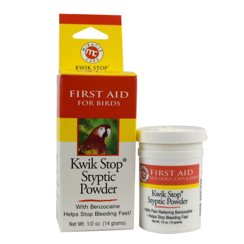Miracle Care Kwik Stop Styptic Powder for Birds