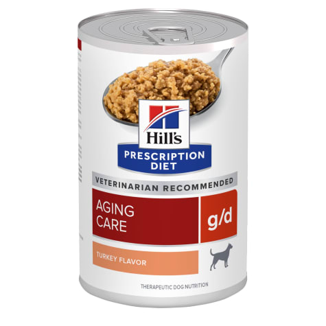 Hill's Prescription Diet g/d Aging Care Turkey Flavor Canned Dog Food