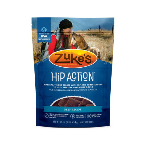 Zuke's Hip Action Hip & Joint Soft and Chewy Natural Beef Recipe Dog Treats