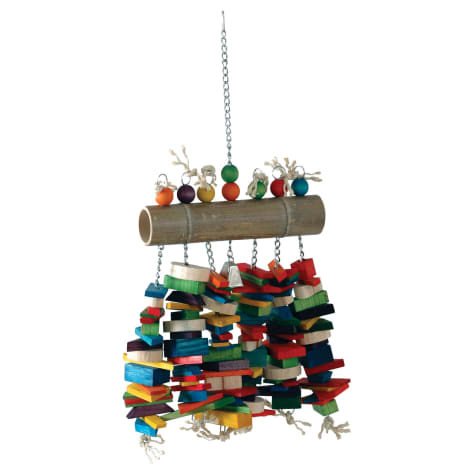 Caitec Bamboo Log Bird Toy