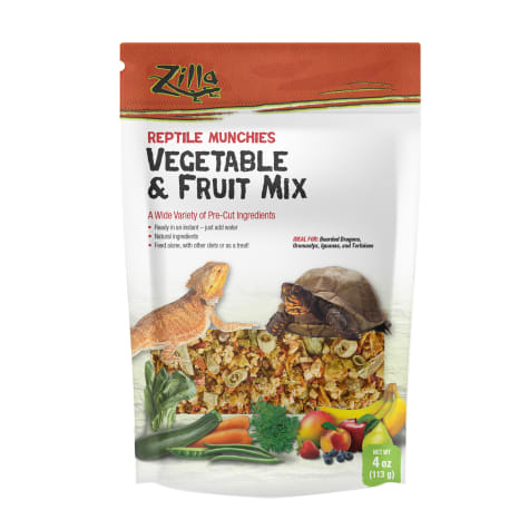 Zilla Munchies Vegetable and Fruit Mix Reptile Food