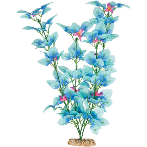 Imagitarium Blue Fiesta Silk Aquarium Plant
