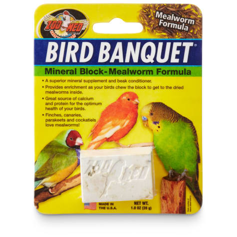 Zoo Med Mealworm Bird Banquet Block