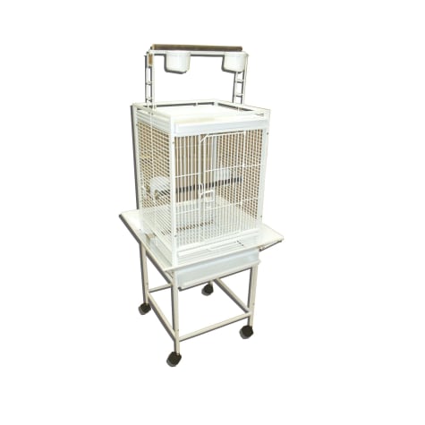 YML White Playtop Cage