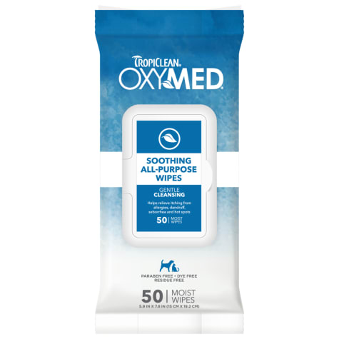 TropiClean OxyMed Soothing Relief All Purpose Pet Wipes