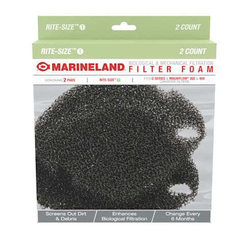 Marineland Foam for Aquariums, Rite-Size T, Fits C-Series and Magniflow 360 and 400 Canister Filters