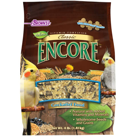 Brown's Encore Classic Cockatiel Food