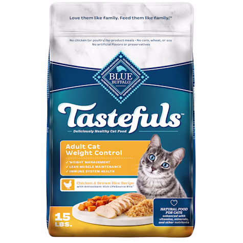 Blue Buffalo Blue Tastefuls Weight Control Natural Food for Adult Cats