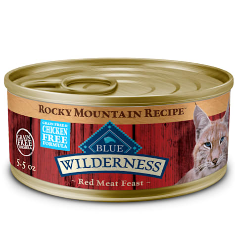 Blue Buffalo Wilderness Natural Grain-Free Red Meat Wet Cat Food