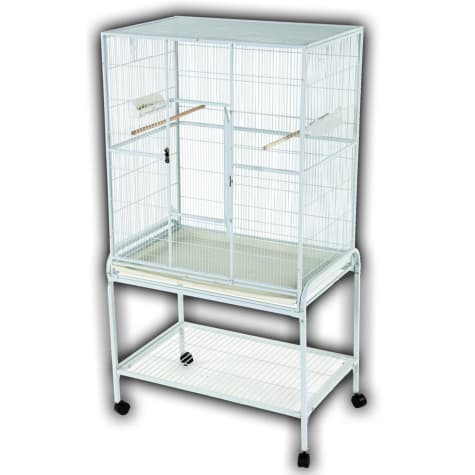 A&E Cage Company Flight Bird Cage in White
