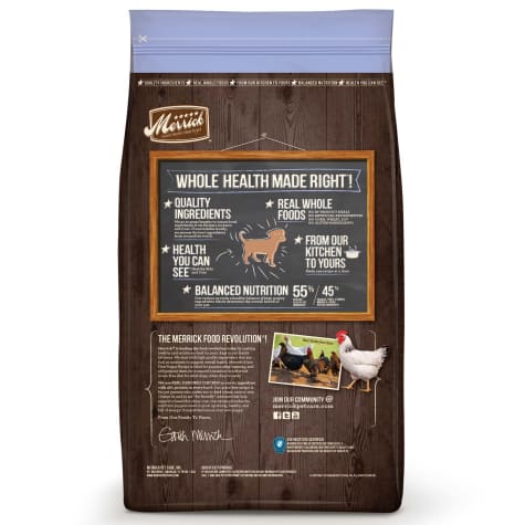 merrick puppy food ingredients