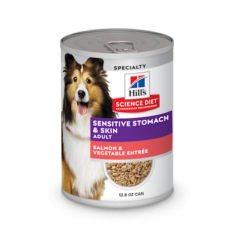 Hill's Science Diet Adult Sensitive Stomach & Sensitive Skin Salmon & Vegetable Entree Canned Wet Dog Food