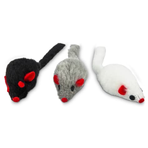 Bounds Fuzzy Mice Cat Toys with Catnip 