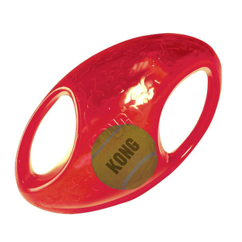 KONG Jumbler Football Assorted Dog Toy