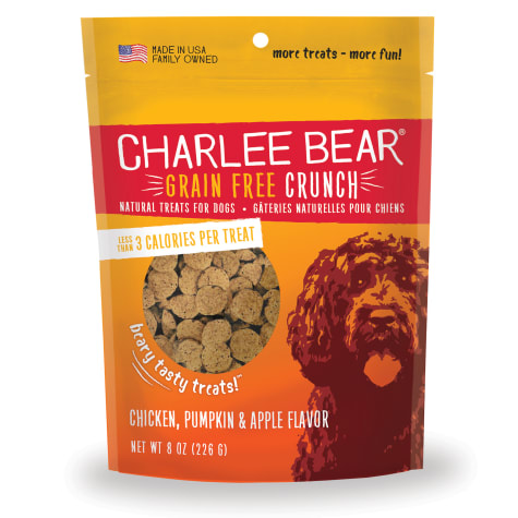 Charlee Bear Grain Free Chicken, Pumpkin & Apple Bear Crunch Dog Treats