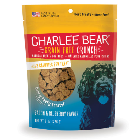 Charlee Bear Grain Free Bacon & Blueberry Bear Crunch Dog Treats