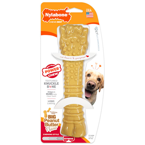 Nylabone Power Chew Dog Toy Peanut Butter X-Large/Souper - 50+ lbs.