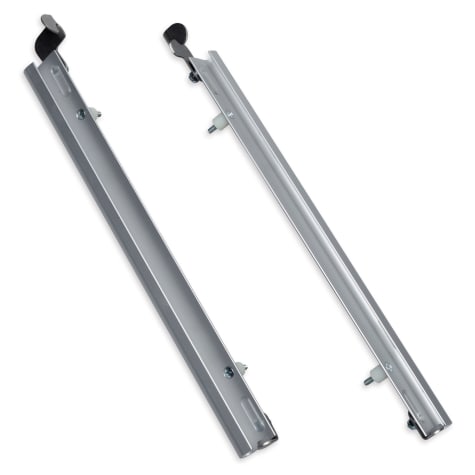 Plexidor Large Sliding Track with Flip Lock for Pet Doors in Silver