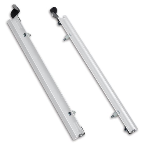 Plexidor Medium Sliding Track with Flip Lock for Pet Doors in White