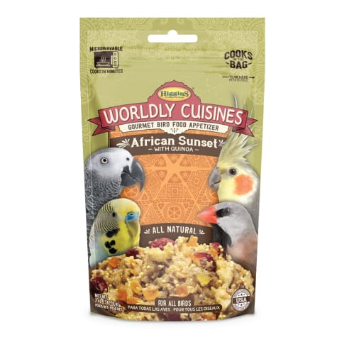 Higgins Worldly Cuisines African Sunset Gourmet Bird Food For all Birds