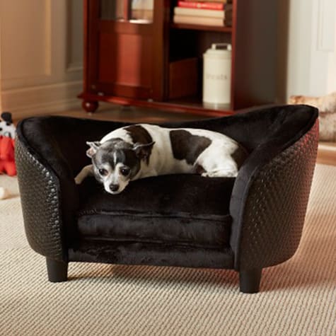 plush dog bed