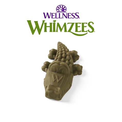 Whimzees Large Alligator Natural Daily Dental Long Lasting Dog Treats