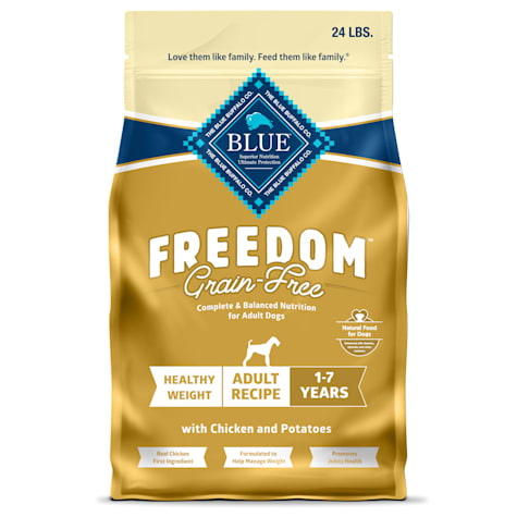 Blue Buffalo Chicken & Potatoes Freedom Complete & Balanced Nutrition Healthy Weight Adult Dry Dog Food