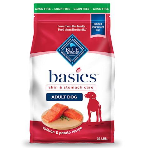 Blue Buffalo Basics Grain-Free, Limited Ingredient Diet, Salmon, Adult Dry Dog Food