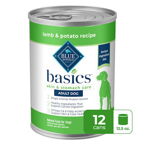 Blue Buffalo Basics Grain-Free, Lamb, Adult Wet Dog Food