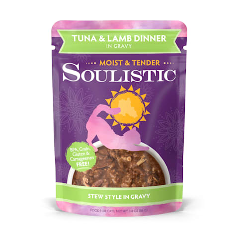 Soulistic Moist & Tender Tuna & Lamb Dinner in Gravy Wet Cat Food