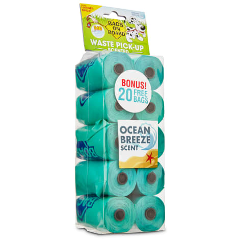 Bags on Board Ocean Breeze Scent Doggie Clean-Up Bags